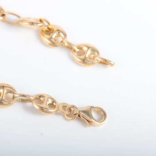 Bracelet BRACELET OR JAUNE MALLE GRAIN DE CAFE 58 Facettes LP 931