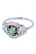 Bague 51 BAGUE ART-DÉCO ÉMERAUDE ET DIAMANTS 58 Facettes 064971
