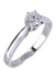 Bague 55 SOLITAIRE MODERNE DIAMANT 0.37 CARAT 58 Facettes 081031