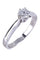 Bague 55 SOLITAIRE MODERNE DIAMANT 0.37 CARAT 58 Facettes 081031