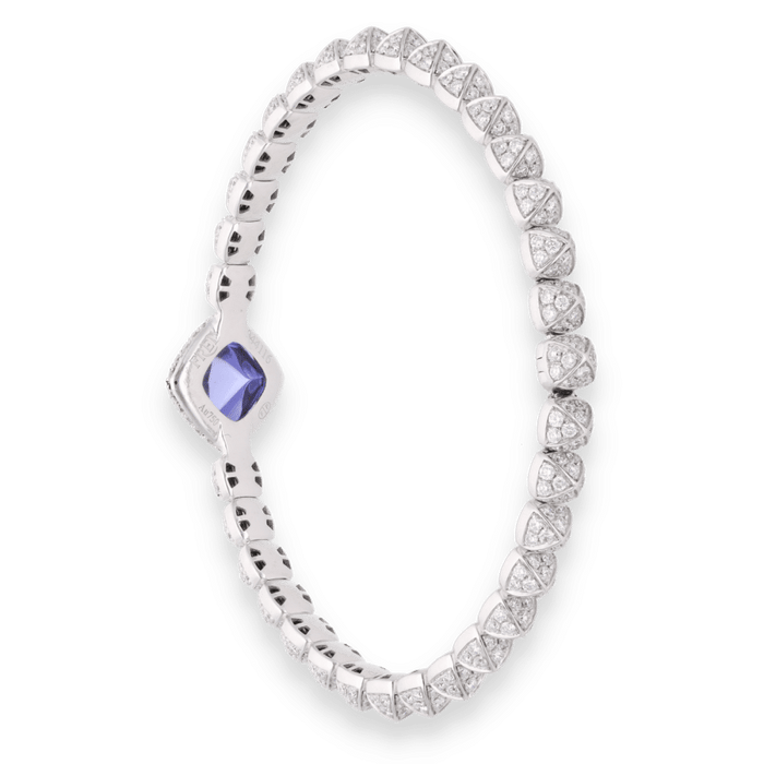 Bracelet Bracelet FRED "Pain de sucre" or gris, tanzanite & diamants 58 Facettes