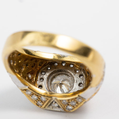 Bague 53 Bague Or et Diamants 58 Facettes