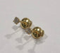Yellow gold diamond stud earrings 58 Facettes