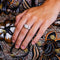 Bague 55 Bague Solitaire accompagné Diamant 2.07cts 58 Facettes ADA01