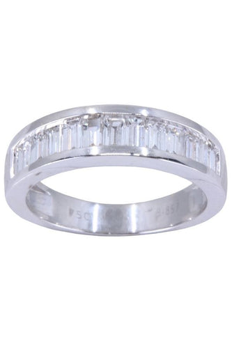 Bague DEMI-ALLIANCE DIAMANTS 58 Facettes 072151