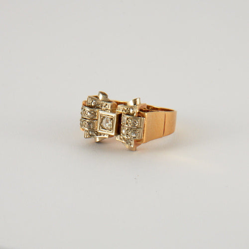 Bague 50 Bague Tank 2 ors Diamants 58 Facettes EL2-71