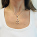 White Gold and Diamond Necklace/Pendant Necklace 58 Facettes 20400000510/Lil