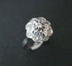 Ring 52 Art Deco Diamond, Gold And Platinum Ring 58 Facettes