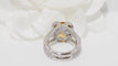 Bague 53.5 Bague en Or blanc, Citrine et Diamants 58 Facettes 31443