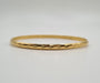 18 carat yellow gold bangle bracelet 58 Facettes