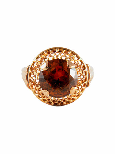 Bague Bague Vintage Or Rose 58 Facettes