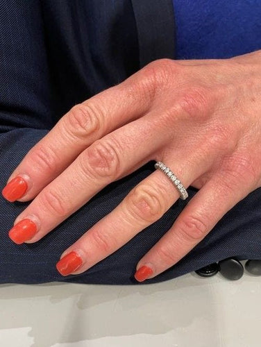 Bague ALLIANCE MODERNE DIAMANTS 58 Facettes 047541