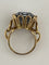 Bague 53 Bague Or Jaune Aigue-Marine 58 Facettes LOT 4431