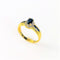 Bague 56 Bague en Or Jaune, Saphir & Diamants 58 Facettes 20400000622/Lil