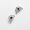 Boucles d'oreilles Boucles d'oreilles style Art Déco Saphirs Diamants 58 Facettes