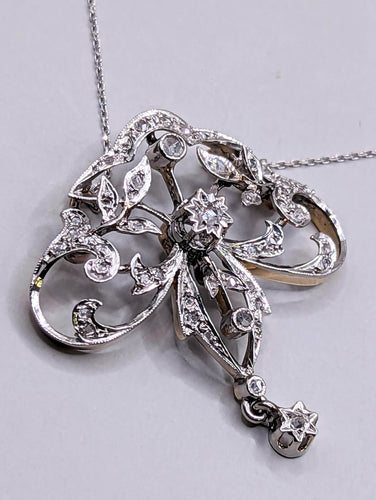 Collier Collier 2 Ors & diamants 58 Facettes