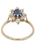 Ring 57 Margueritte sapphire, diamond ring 58 Facettes 063811