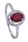 Bague 57 BAGUE RUBIS ET DIAMANTS 58 Facettes 074101