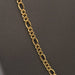 Cartier style semi-hollow chain necklace Yellow gold 58 Facettes E360400D