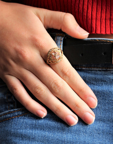 Bague 58 Bague Belle Epoque 58 Facettes 427