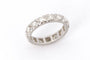 Bague Bague or blanc 18 carat et diamants 58 Facettes