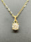 Collier Collier solitaire diamant 0,56 carat or jaune 58 Facettes