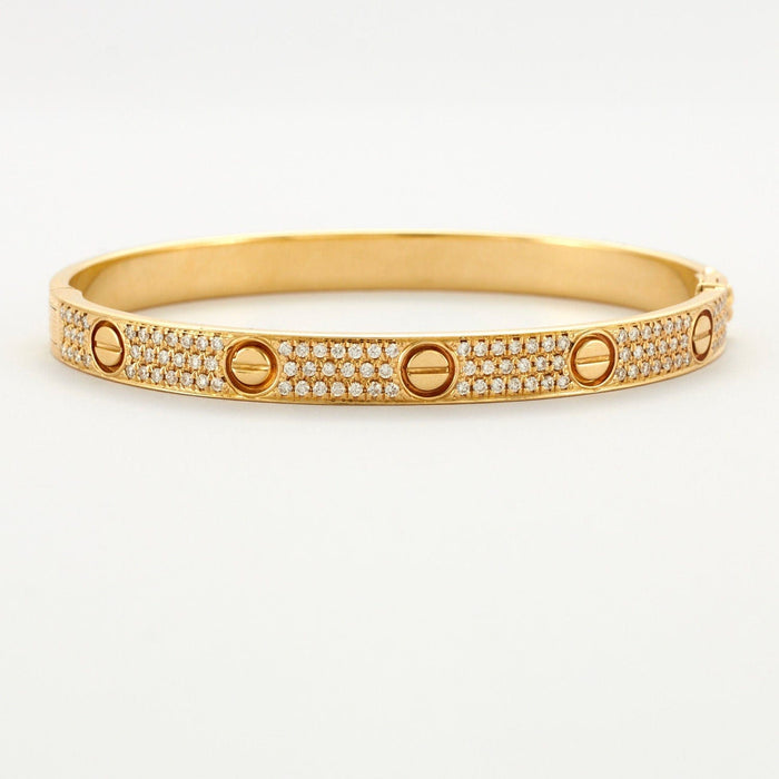Bracelet CARTIER – Bracelet LOVE Pavage Diamants 58 Facettes