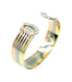 Bracelet CARTIER. Collection Double C, bracelet 3 ors et diamants 58 Facettes