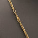 18k gold hollow cord necklace 58 Facettes E359835A