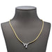 2 Gold Diamond Necklace Necklace 58 Facettes D359708LF