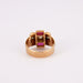 Ring 57 Tank Ring Diamonds Ruby 58 Facettes