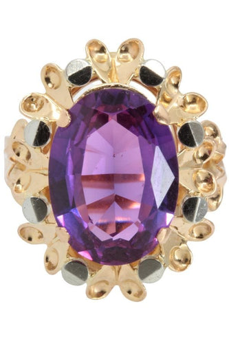 Bague BAGUE MODERNE SAPHIR VIOLET 58 Facettes 044551