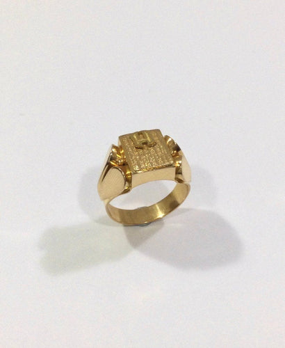 Bague 50.5 Bague Chevalière monogrammée H 58 Facettes 949551