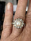 Bague 54 Bague Or Jaune et Gris Perle Diamants 58 Facettes LOT 4493