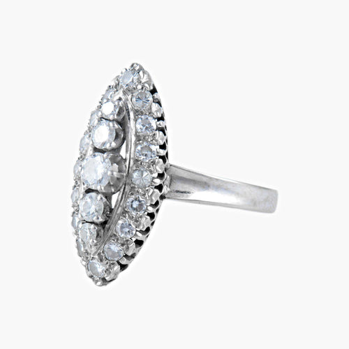 Bague 55 Bague Marquise Diamants 58 Facettes