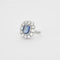 Bague 58.5 Bague Art Déco Pompadour Saphir Diamants 58 Facettes