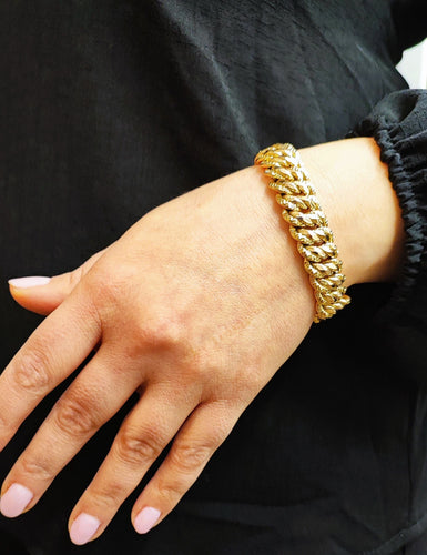 Bracelet Bracelet maille américaine or jaune 58 Facettes RA-570/3