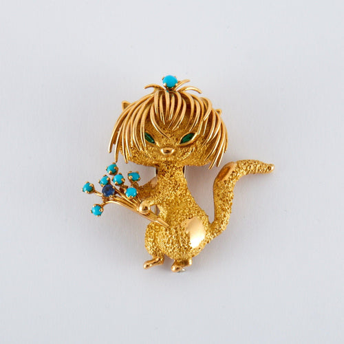 Broche Broche Chat 58 Facettes 2.173