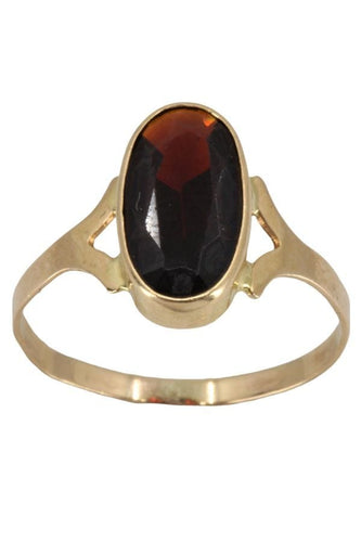 Bague BAGUE ANCIENNE GRENAT 58 Facettes 049281