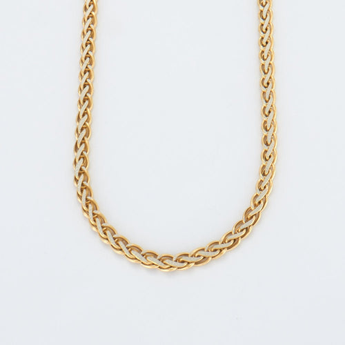 Collier Collier 2 ors maille tressée 58 Facettes EL10