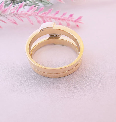 Bague Bague Massive Diamants 58 Facettes AA 1238