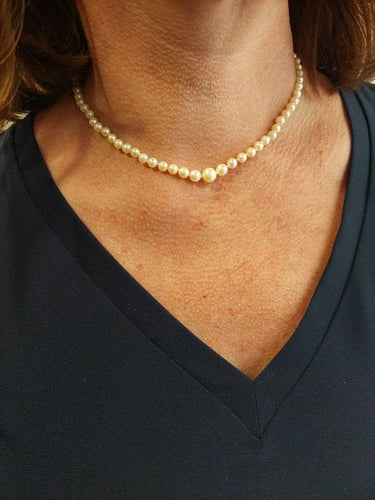 Collier COLLIER DE PERLES EN CHUTE 58 Facettes 064901