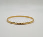 18 carat yellow gold bangle bracelet 58 Facettes