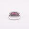 Bague 55 Bague Jarretière, rubis et diamants 58 Facettes