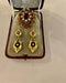 Napoleon III Gold and Amethyst Set Earrings 58 Facettes 1069287