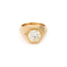 Ring 54 2.35 Carat Diamond Signet Ring 58 Facettes BD183