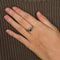Bague Bague saphir diamant or platine 58 Facettes