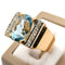 Bague 53 Bague Tank Topaze 58 Facettes 994
