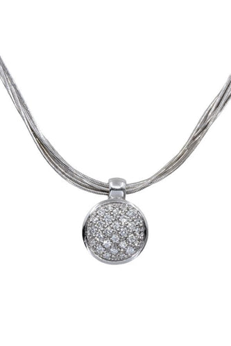 Collier COLLIER MULTI RANGS DIAMANTS 58 Facettes 059351