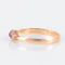 Bague 54.5 Bague or rose, rubis, diamants 58 Facettes P5L15